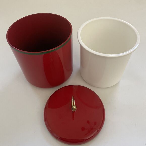 Vintage 1978 Christmas Garfield Jim Davis Bah Humbug Ice Bucket Container CLEAN - Picture 7 of 13